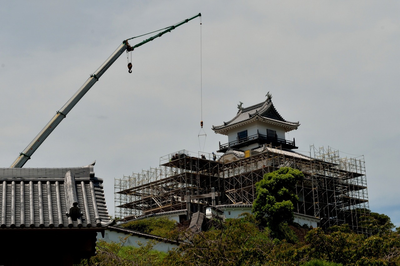 静岡の今＞「掛川城天守閣修復工事」中田美智雄 – 全日本写真連盟静岡